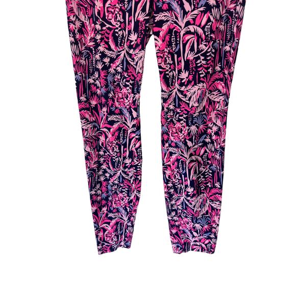 Lilly Pulitzer Navy Pink Resort Swing of Things Kelly Skinny Ankle Pant Size 2 - Picture 5 of 12